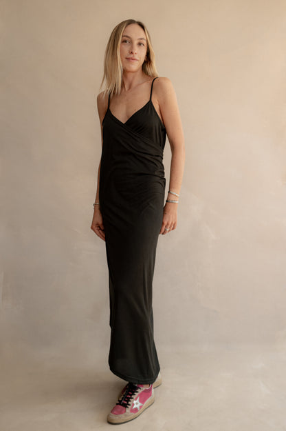 Vestido pareo - Negro