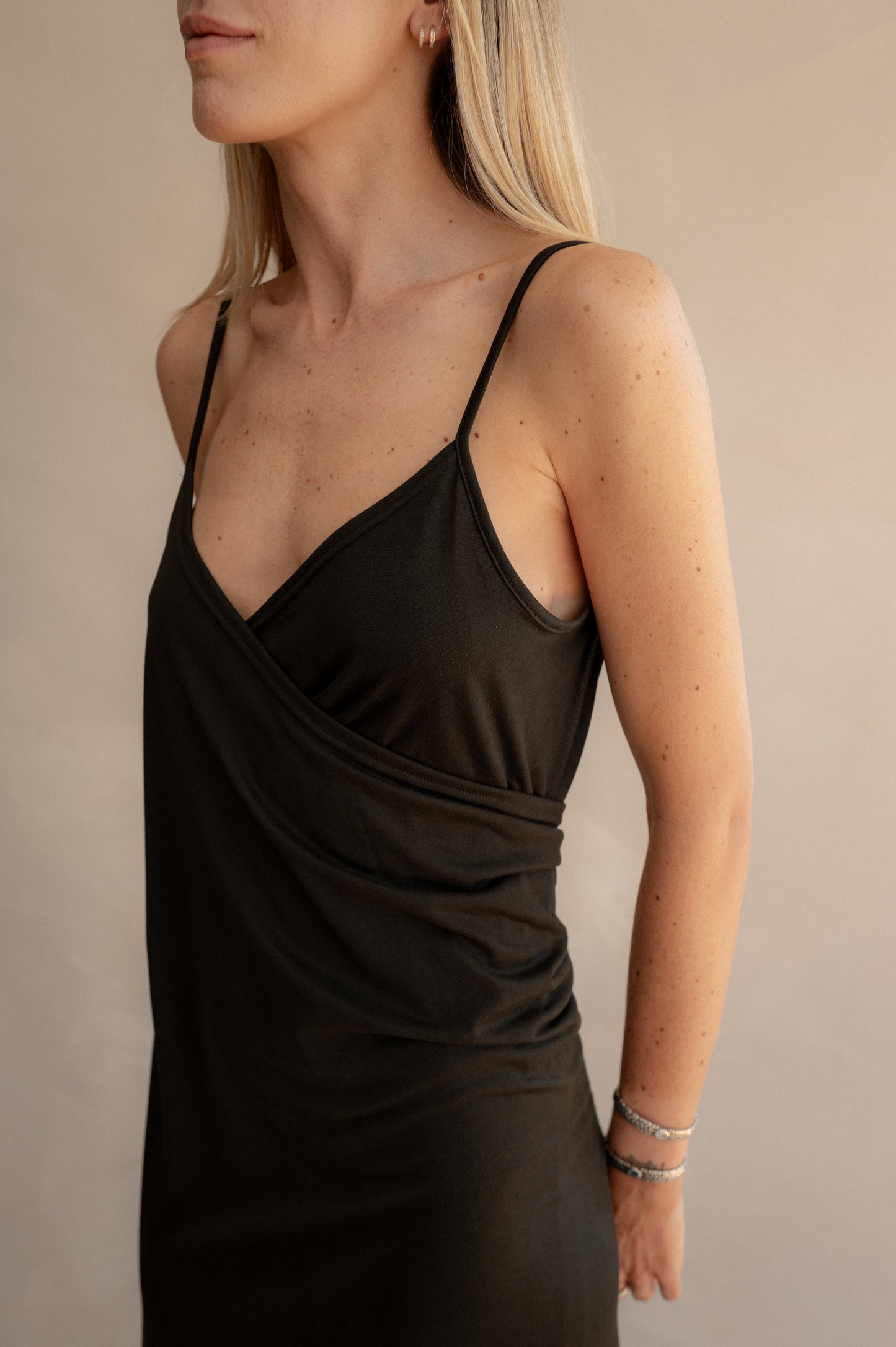 Vestido pareo - Negro